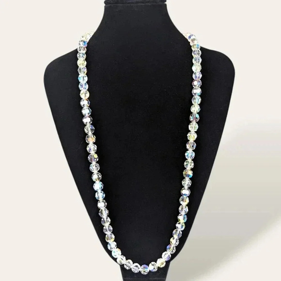 V. Salo Faceted AB Crystal Demi Parure - Picture 3 of 10